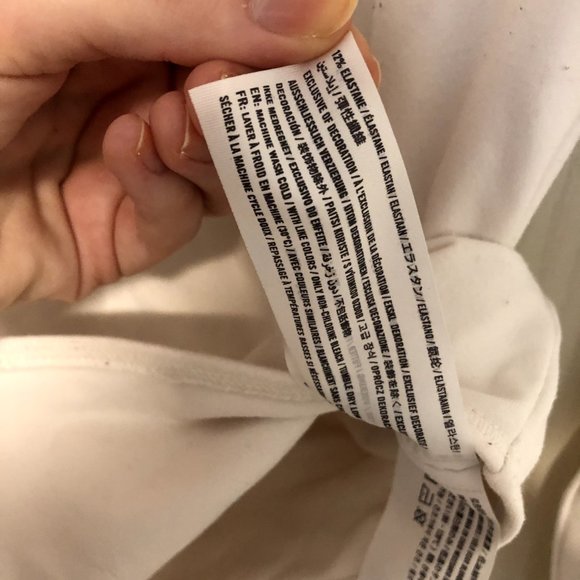 A&F White Long Sleeve Bodysuit Size S - Picture 3 of 5